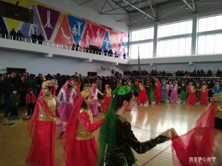 Qax rayonunda Novruz şənliyi keçirilib - FOTO