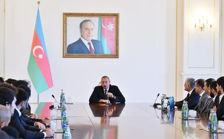 Prezident İlham Əliyev “Qarabağ” klubunun heyətini qəbul edib - ƏLAVƏ OLUNUB