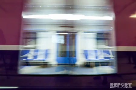 Bakıya yeni gətirilmiş metro qatarının təqdimatı keçirilib - FOTOREPORTAJ