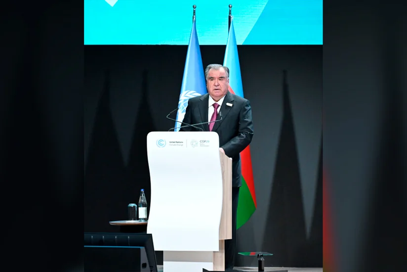 Рахмон в рамках COP29 предложил создать в Душанбе региональный центр по изучению ледников