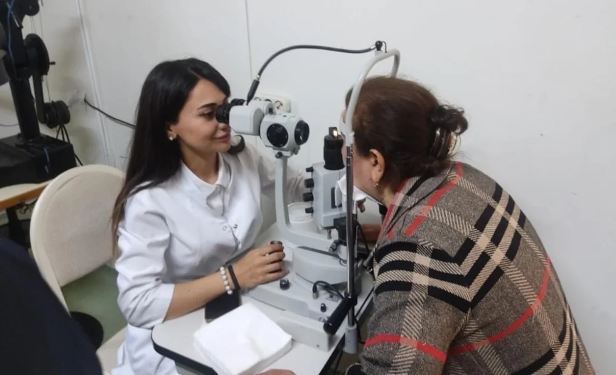 Sumqayıt Tibb Mərkəzi 120-dən çox vətəndaşı oftalmoloji müayinədən keçirib