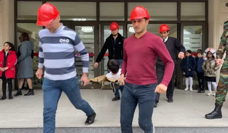 FHN-in Qarabağ Regional Mərkəzi tərəfindən orta məktəbdə təlim keçirilib