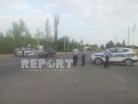 Avtomobilinə şüar yazan sürücü cərimələnib - FOTO