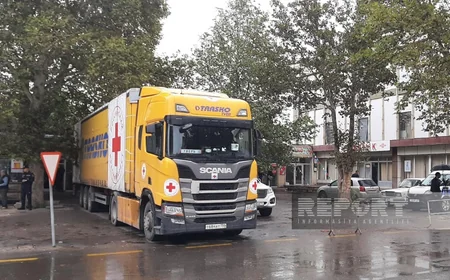 Rusiya Qızıl Xaç Cəmiyyətinin göndərdiyi yardım Bərdədə gözləməkdə davam edir - YENİLƏNİB