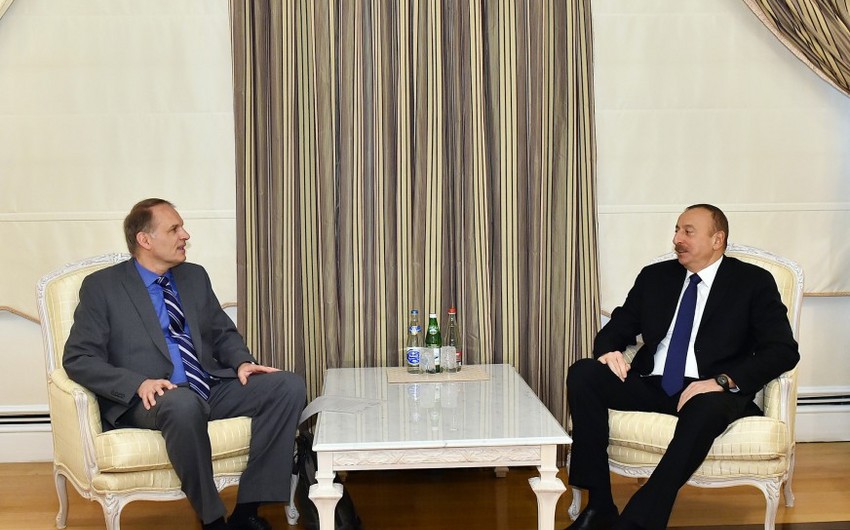 Prezident İlham Əliyev AŞPA-nın hüquqi işlər və insan hüquqları komitəsinin Azərbaycan üzrə məruzəçisini qəbul edib - YENİLƏNİB