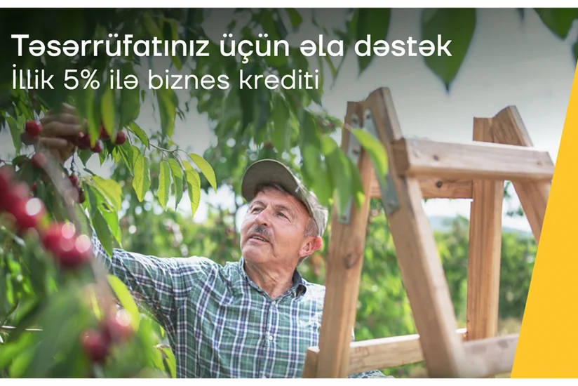 Biznesinizin inkişafı üçün Yelo Bankdan illik 5 %-lə kredit