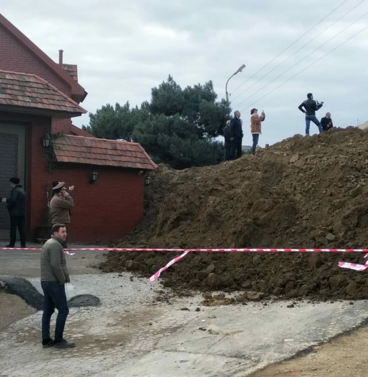 НАНА: Причиной оползня стали несоблюдение строительных норм, отсутствие канализационных линий