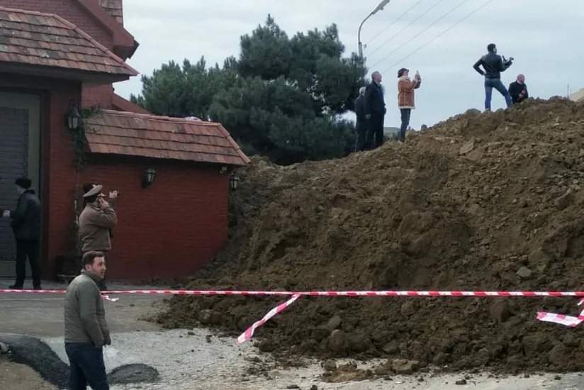 НАНА: Причиной оползня стали несоблюдение строительных норм, отсутствие канализационных линий