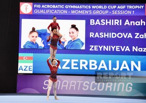 Bakıda akrobatika gimnastikası üzrə Dünya Kubokunun açılış mərasimi keçirilib