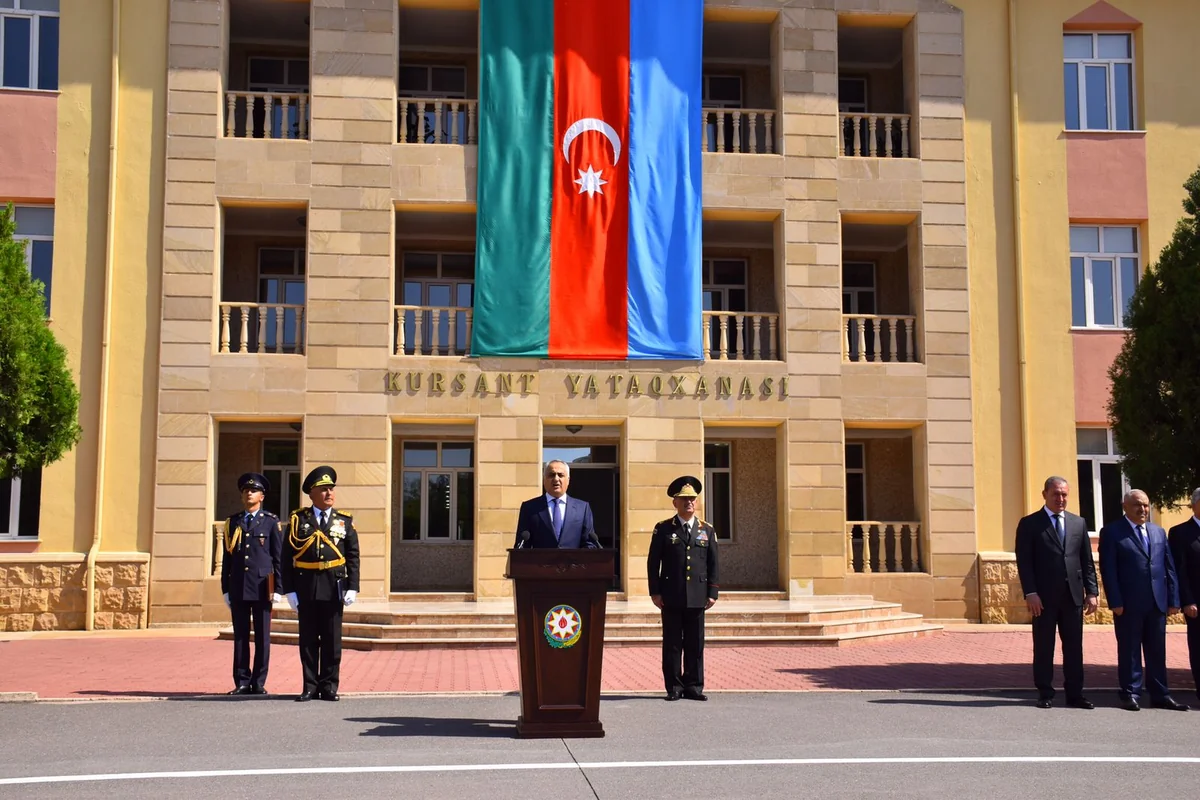 Naxçıvanda Heydər Əliyev adına Hərbi Lisey kursantlarının buraxılış mərasimi keçirilir