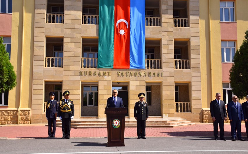 Naxçıvanda Heydər Əliyev adına Hərbi Lisey kursantlarının buraxılış mərasimi keçirilir