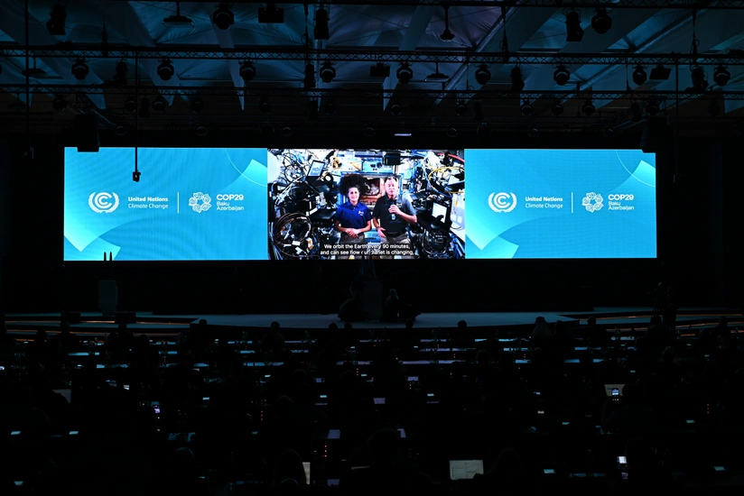 NASA astronavtları kosmosdan videobağlantı ilə COP29 iştirakçılarına müraciət ünvanlayıblar