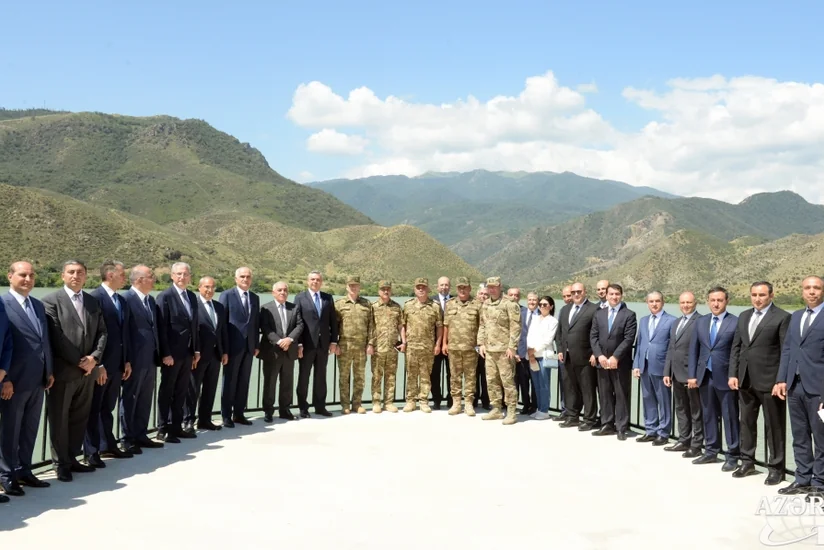 Али Асадов и Самир Нуриев посетили освобожденные территории