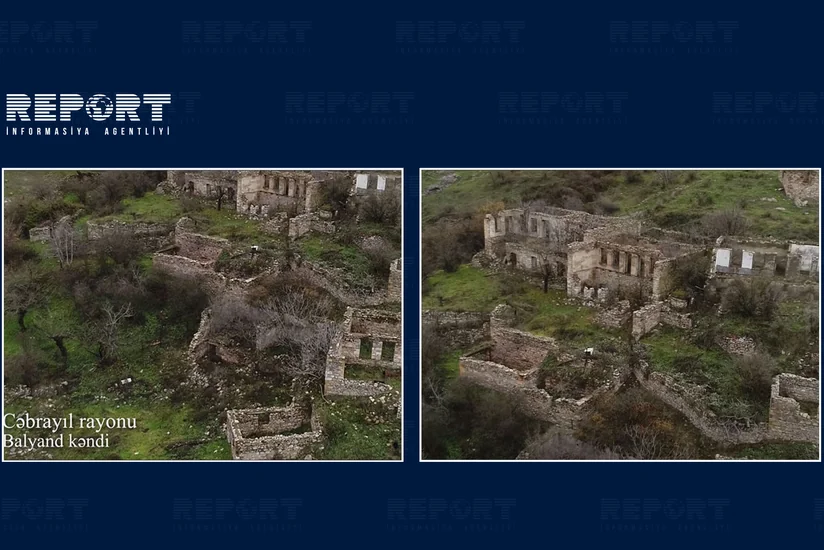Cəbrayılın Balyand kəndindən görüntülər 
