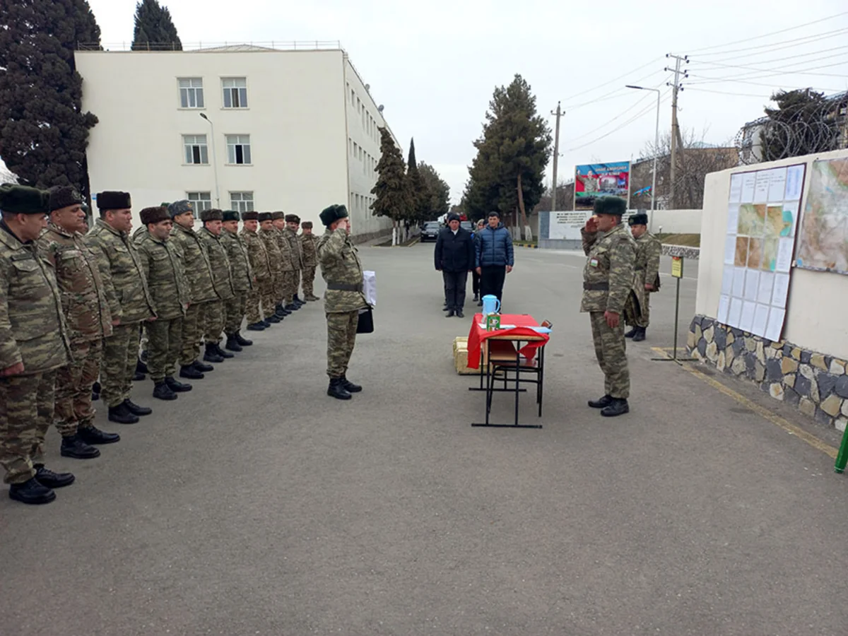 Azərbaycan Ordusunun səfərbərlik təminat bazasında təlim keçirilib