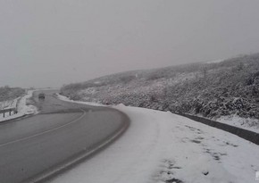 First snowfall in Shamakhi and Agsu - PHOTO