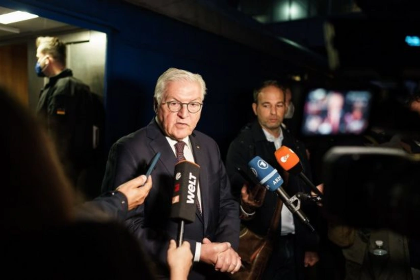 Almaniya Prezidenti Ukraynaya gedib