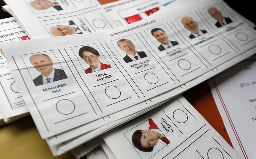 Türkiyədə keçirilən növbədənkənar prezident və parlament seçkilərində səsvermə başa çatıb