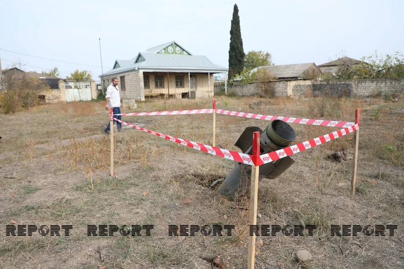 Двигатель выпущенной армянами ракеты упал в сад жителя Тертера