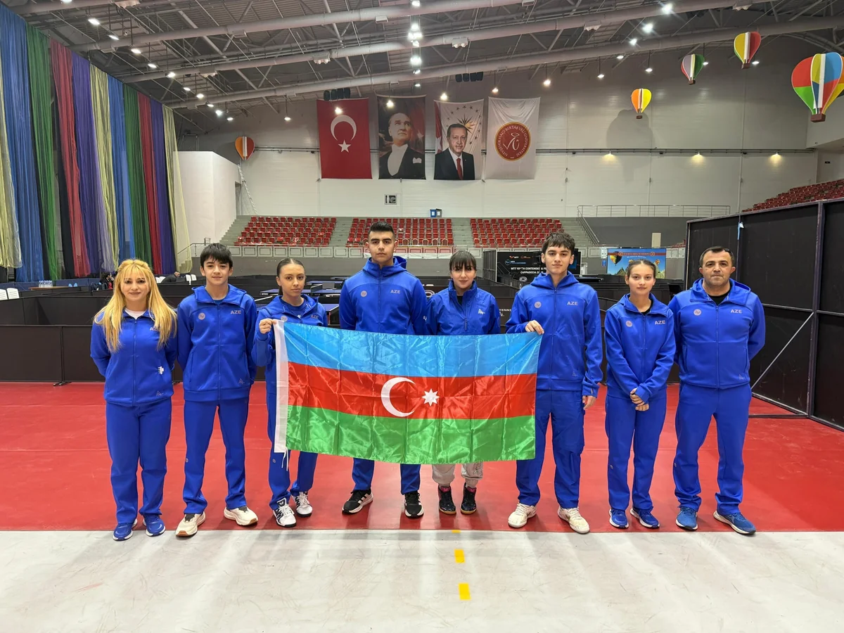 Azərbaycanın stolüstü tennisçiləri Türkiyədə beynəlxalq yarışa qatılıblar