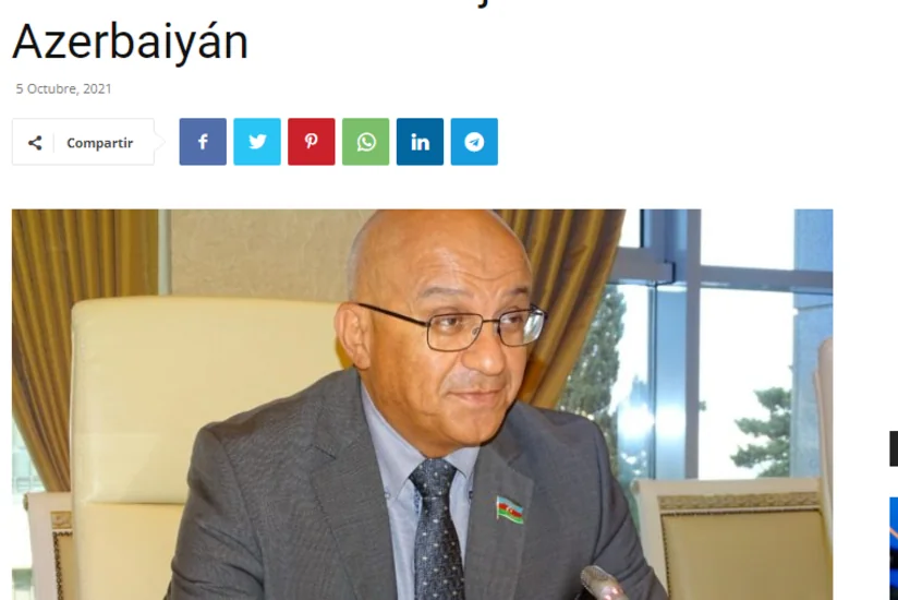 Влиятельная перуанская медиа-структура представила интервью с азербайджанским депутатом