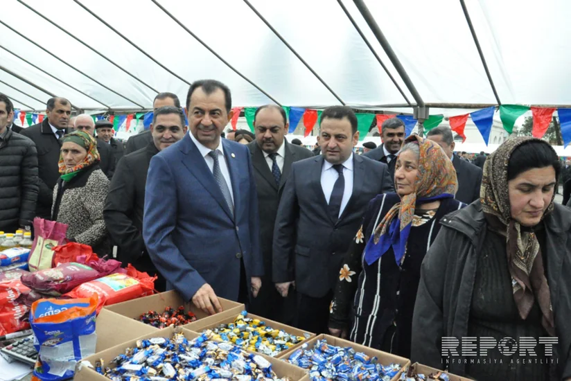 Lənkəranda  ərzaq məhsullarının satış yarmarkası keçirilib - FOTO