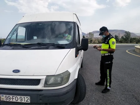 Siyəzəndə polis gücləndirilmiş iş rejimində çalışır