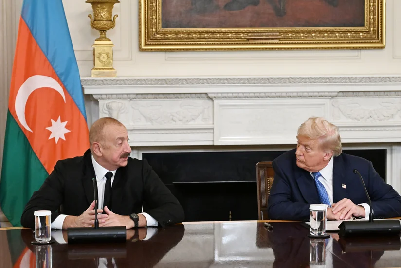Президент Алиев выразил признательность Трампу за отмену 907-ой поправки