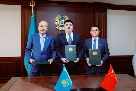 Минэнерго Казахстана, КМГ и CNOOC подписали контракт по проекту Жылыой на Каспии