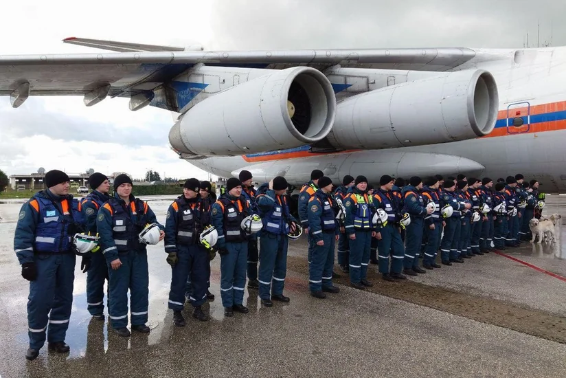 Russian rescuers return from Türkiye