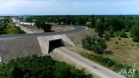 Xanoba ərazisində avtomobil tunelinin tikintisi yekunlaşıb