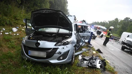 В Германии произошло ДТП с участием десяти автомобилей