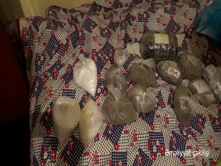 Polis əməliyyatlar keçirdi, 23 kq-a yaxın narkotik dövriyyədən çıxarıldı