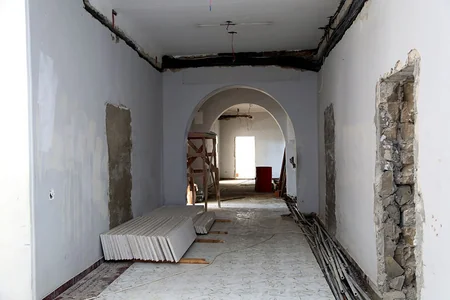 Zakir Hasanov checked major construction work being carried out at Military Lyceum