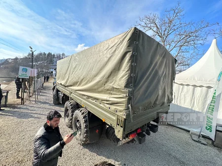 Сегодня по дороге Ханкенди-Лачын беспрепятственно проехали 32 автомобиля РМК