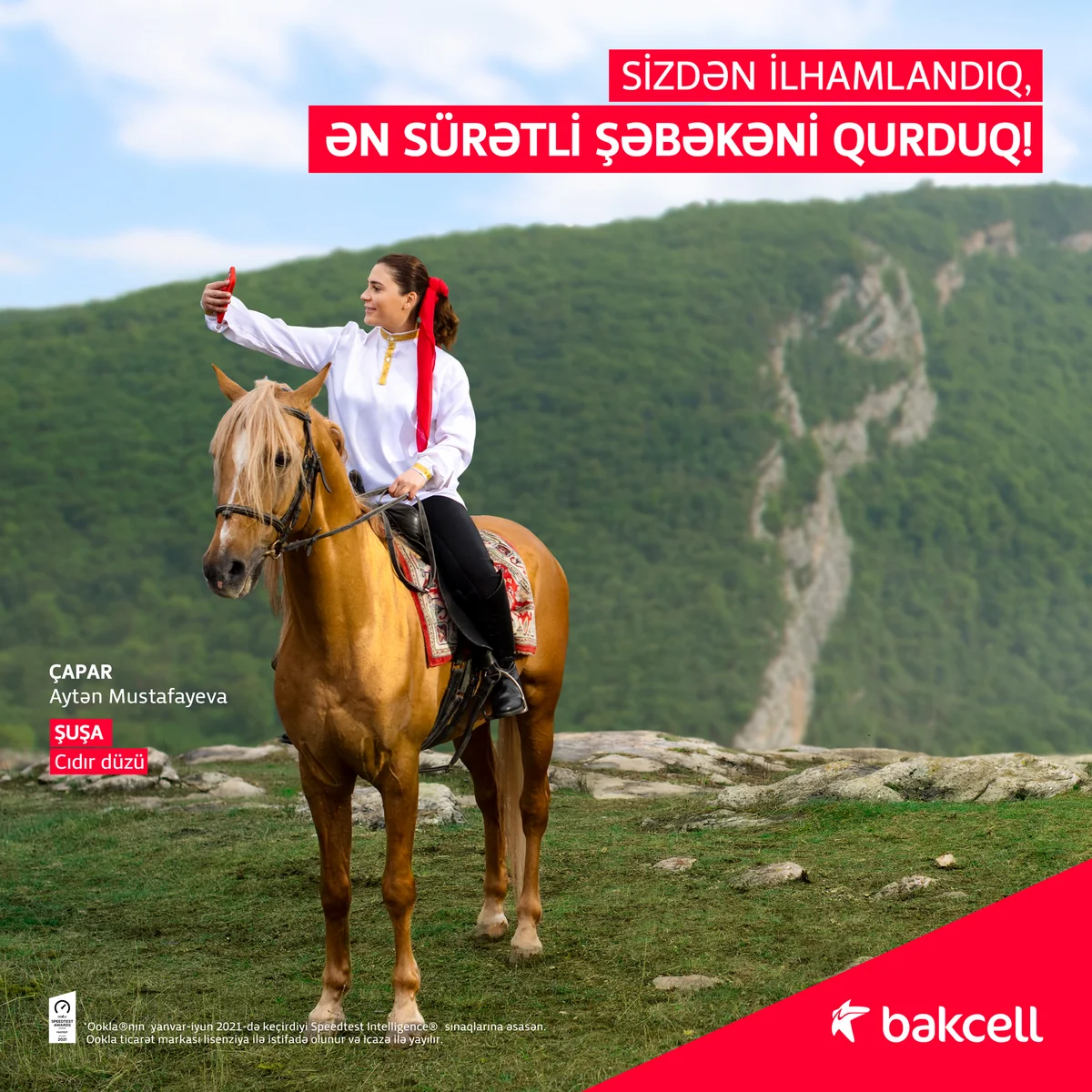 Qarabağda çəkilən kadrlar “Bakcell”in yeni reklamına aiddir