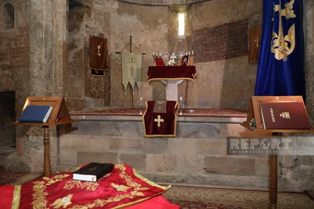 Dini icmaların nümayəndələri Xudavəng monastırında dini ayinlər həyata keçiriblər