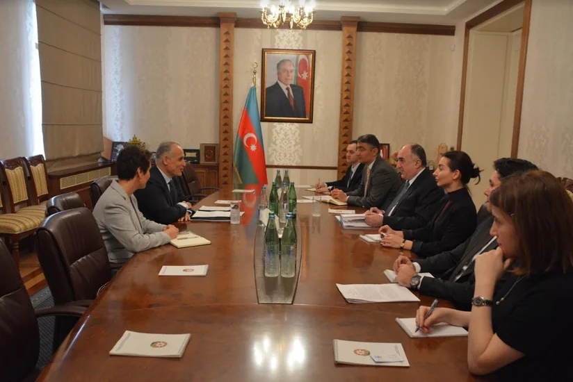 Elmar Məmmədyarov BMT-nin Azərbaycandakı rezident-əlaqələndiricisi ilə görüşüb