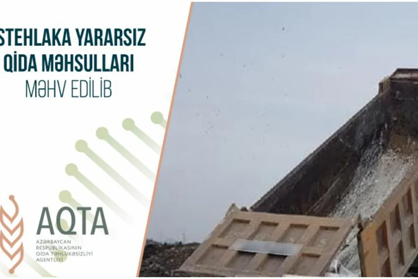 İstehlaka yararsız süd məhsulları məhv edilib