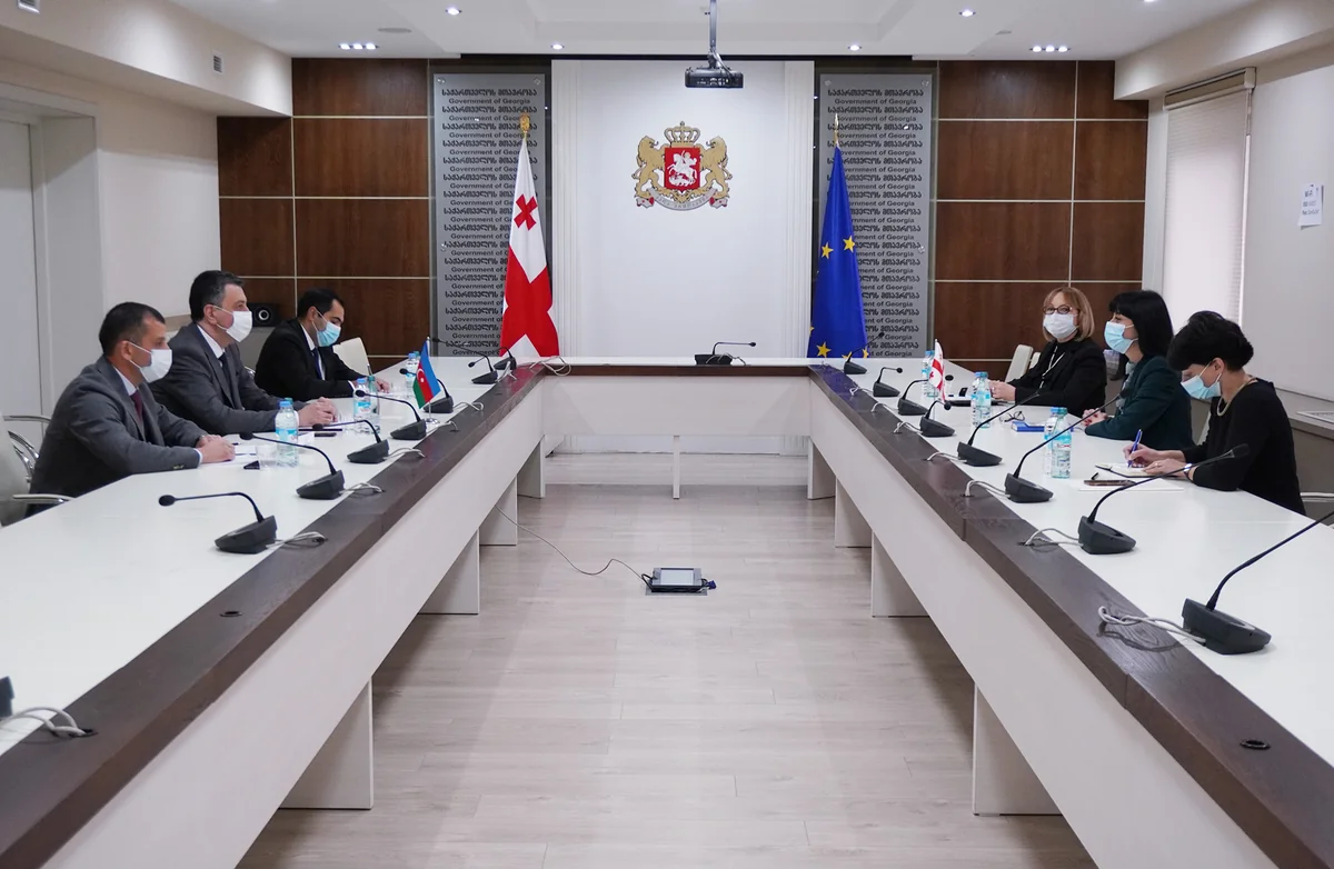 Azərbaycan səfiri Gürcüstanın dövlət naziri ilə görüşüb