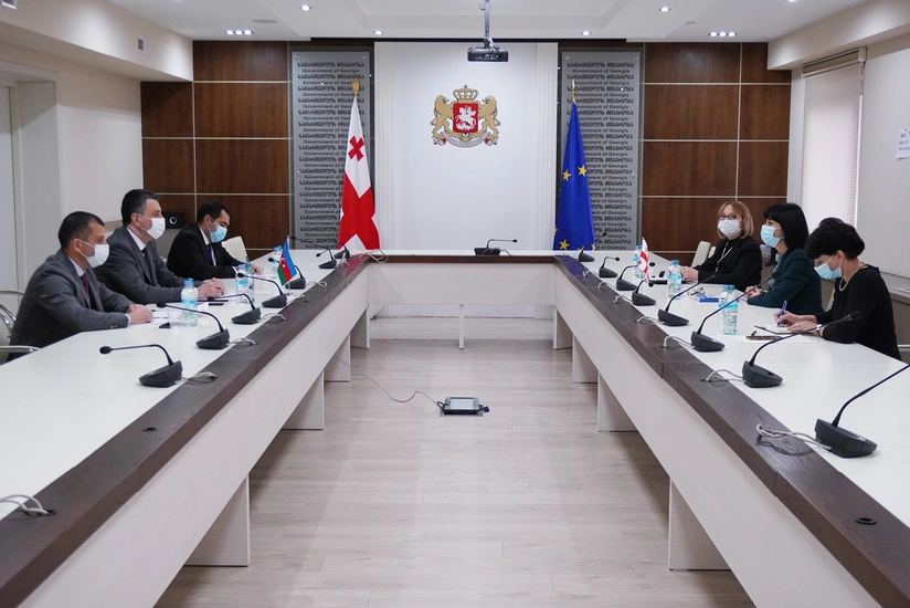 Azərbaycan səfiri Gürcüstanın dövlət naziri ilə görüşüb