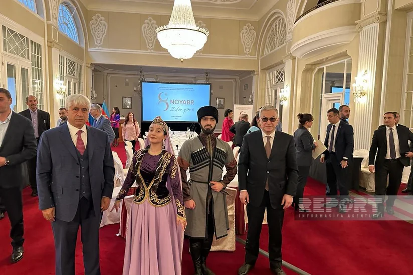 Sankt-Peterburqda Zəfər Günü qeyd edilib