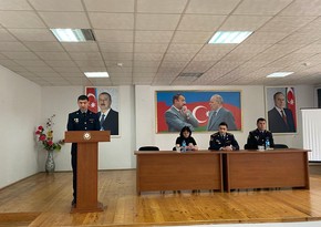Qusarda Polis Akademiyasına qəbulla bağlı görüş keçirilib 