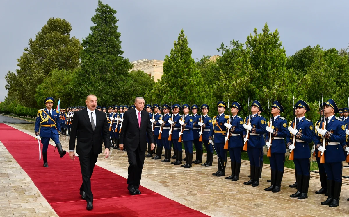 Official welcome ceremony held for Recep Tayyip Erdogan
