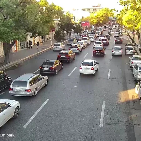 Bakının bir sıra yollarında tıxac müşahidə edilir