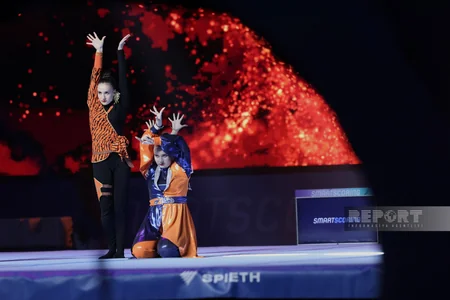 Milli Gimnastika Arenasında Dünya Kubokunun açılış mərasimi keçirilib