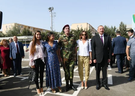 Azərbaycan Prezidentinin oğlu Heydər Əliyev Vətənə sədaqət andı içib - FOTO - VİDEO