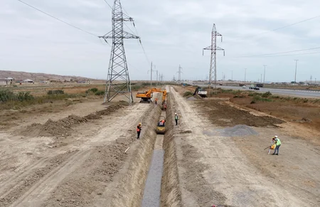 Azərsu Ələt Azad İqtisadi Zonasında infrastruktur yaradır