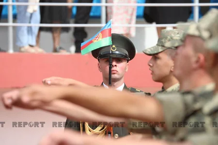 Heydər Əliyev adına Hərbi İnstitutda növbəti andiçmə mərasimi keçirilib