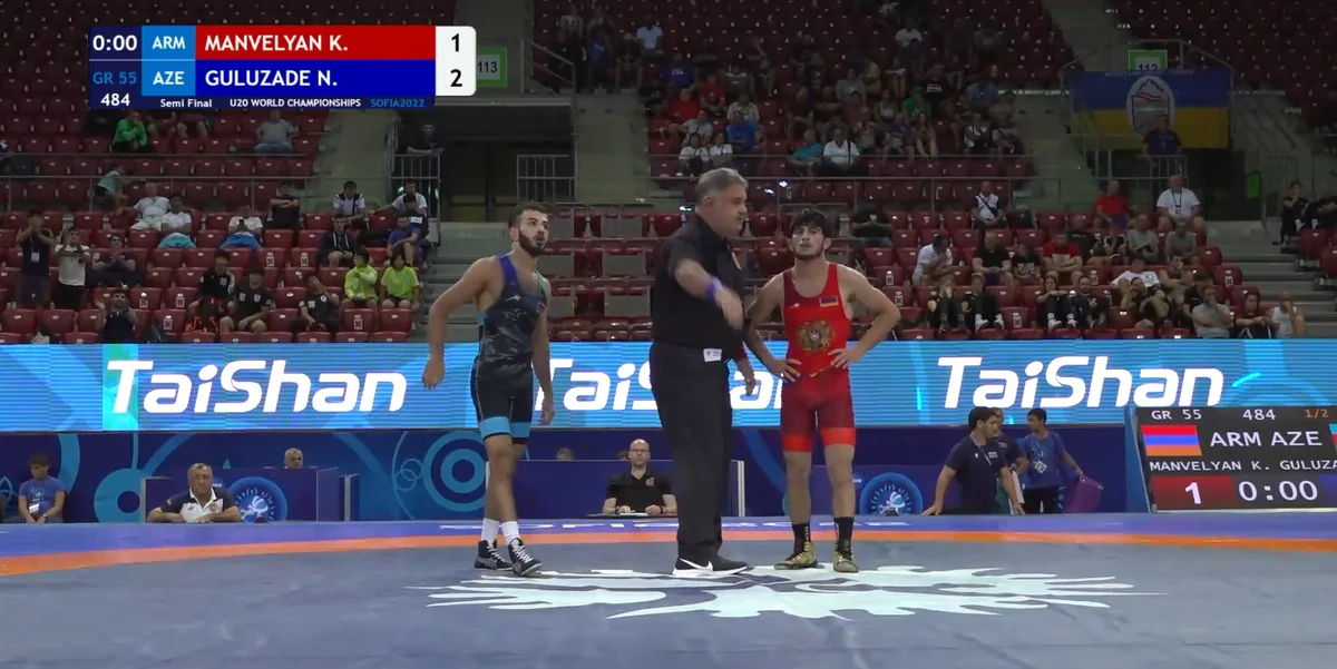 World championship: Azerbaijani wrestler through to finals after beating Armenian rival